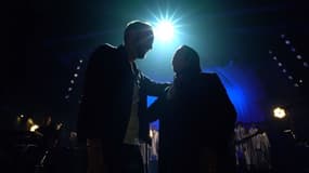 Christophe Willem et Latifa Lbn Ziaten dans le clip "Madame"