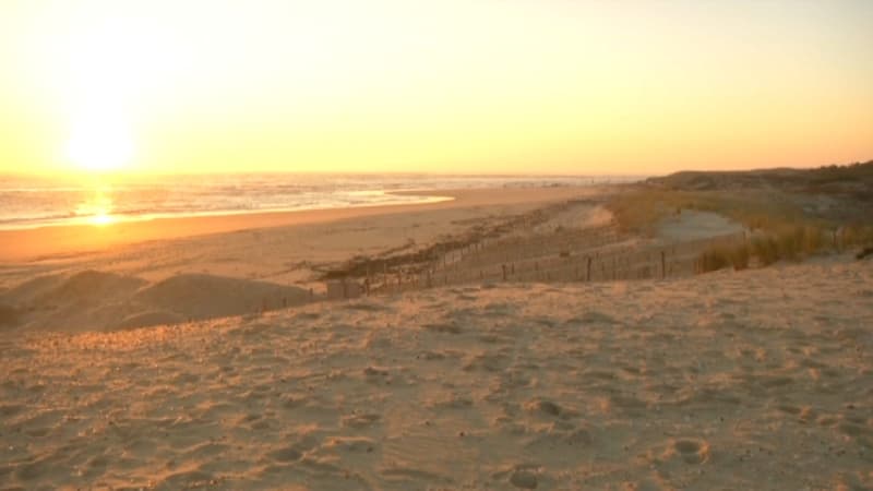 L'enfant a été surpris par le sable qui l'a en grande partie recouvert. 