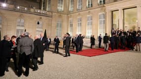 Les maires reçus à l'Elysée le 22 novembre 2017.