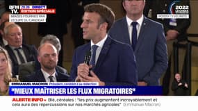 Emmanuel Macron: "Il faut renforcer le travail qui consiste à lutter contre les filières d'immigration clandestine"