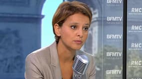 Najat Vallaud-Belkacem, ministre des Droits des Femmes et porte-parole du gouvernement est l'invitée de Jean-Jacques Bourdin sur RMC et BFMTV de 8h35 à 9h ce mercredi matin
