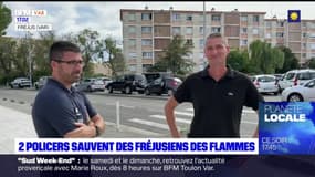 Fréjus: deux policiers qui ont sauvé deux résidentes des flammes mercredi dernier témoignent