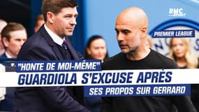 Manchester City : "J'ai honte de moi-même", Guardiola présente ses excuses après ses propos sur Gerrard 