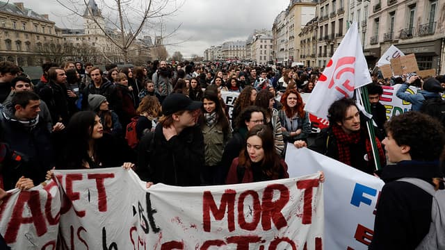 Les lycéens, qui manifestaient le 15 mars dernier, devraient rejoindre le cortège.