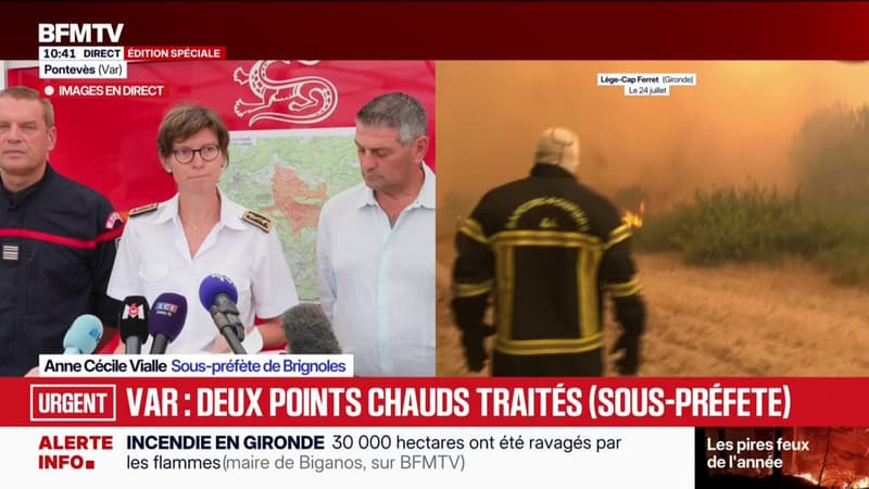 Incendie dans le Var: 3.250 hectares parcourus ce samedi matin
