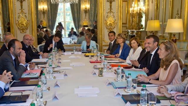 Conseil des ministres le 3 août 2018.