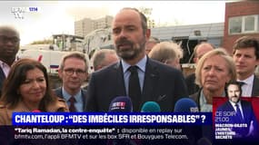 Violences urbaines à Chanteloup: Édouard Philippe dénonce "une petite bande d'imbéciles et d'irresponsables" (1/3) - 04/11