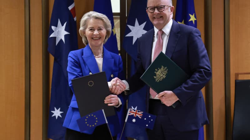 Quota de boeuf australien importé multiplié par 10, utilisation d'appellations géographiques autorisée: après le Mercosur, l'UE signe un vaste accord commercial avec l'Australie