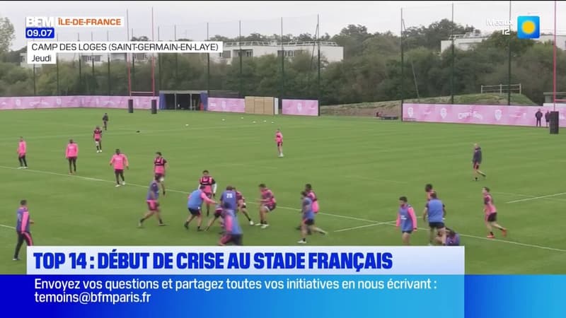 Top 14: début de crise au stade français 