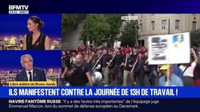 Ils manifestent contre la journée de 13h de travail - 01/10