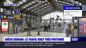 Grève du 7 février: le trafic SNCF très perturbé dans les Hauts-de-France