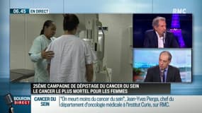 "Pris à temps, le cancer du sein peut être guéri dans 99% des cas", selon Jean-Yves Pierga, oncologue à l'institut Curie, sur RMC