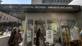 L'hôpital Necker à Paris, où la petite Chloé est hospitalisée.