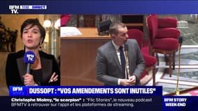 La photo de Thomas Portes avec un ballon à l'effigie d'Olivier Dussopt provoque une extrême tension à l'Assemblée