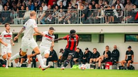 Jeremie Boga avec Nice face à Sankt Pauli, le 26 juillet 2025.