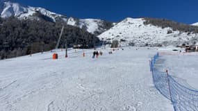 La station d'Auron sous la neige en 2025.