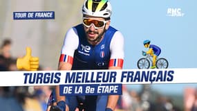 Tour de France : "Des journées où j’excelle plus quand c’est usant", Turgis meilleur français de la 8e étape
