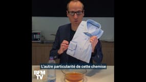 Café, ketchup, transpi... voici la chemise intachable (et pourtant, on a bien essayé)