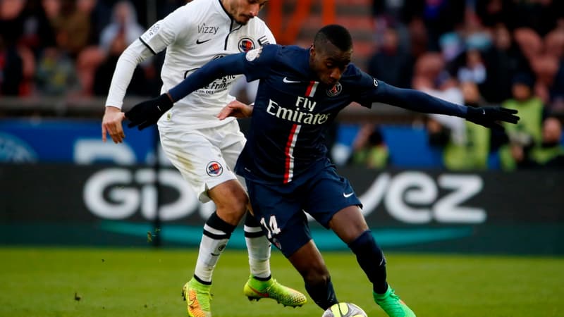 Blaise Matuidi à la lutte avec Nicolas Seube
