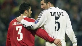 Bixente Lizarazu et Zinedine Zidane
