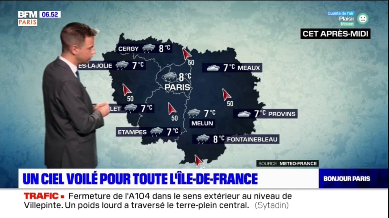 Météo Ile-de-France: un temps nuageux ce mardi avec de la pluie dans l ...