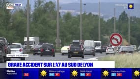 Grave accident sur l'A7 au sud de Lyon, deux blessés dont un en urgence absolue