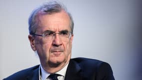 Le gouverneur de la Banque de France François Villeroy de Galhau participe à la réunion annuelle du Forum économique mondial (WEF) à Davos, le 23 mai 2022.