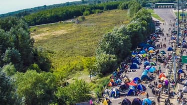 La frontière serbo-hongroise le 16 septembre 2015.