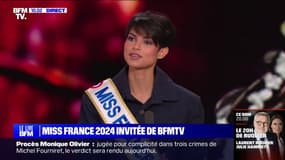 "Pour l'instant, je le vis super bien": Ève Gilles, Miss France 2024, s'exprime sur BFMTV