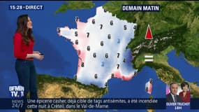 La météo pour ce mercredi 10 janvier 2018