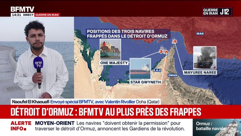 Guerre au Moyen‑Orient: l’Iran confirme avoir ciblé des navires dans le détroit d’Ormuz, trois personnes sont portées disparues
