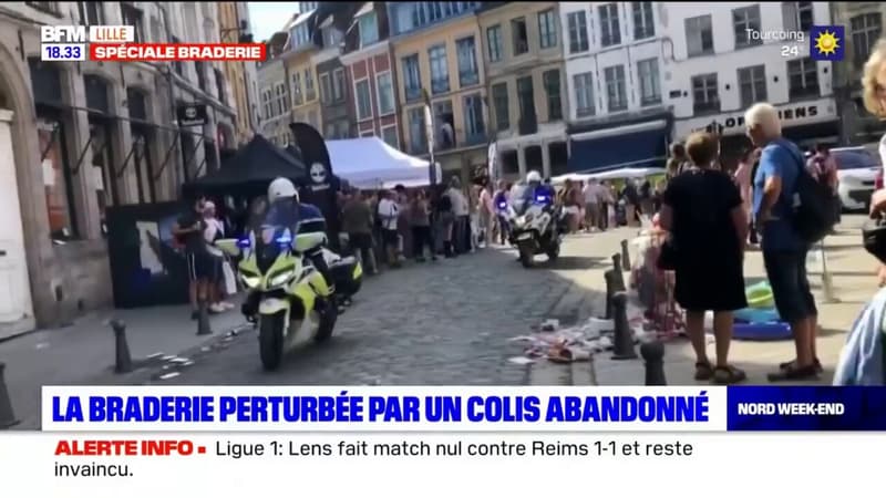 La Braderie de Lille perturbée par un colis abandonné