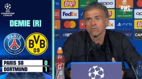 PSG 0-1 Dortmund : "Le seul responsable de cette élimination, c'est l'entraîneur" assume Luis Enrique 