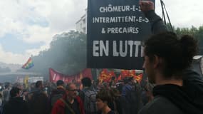 Une manifestation contre la loi Travail à Toulouse le 2 juin 2016