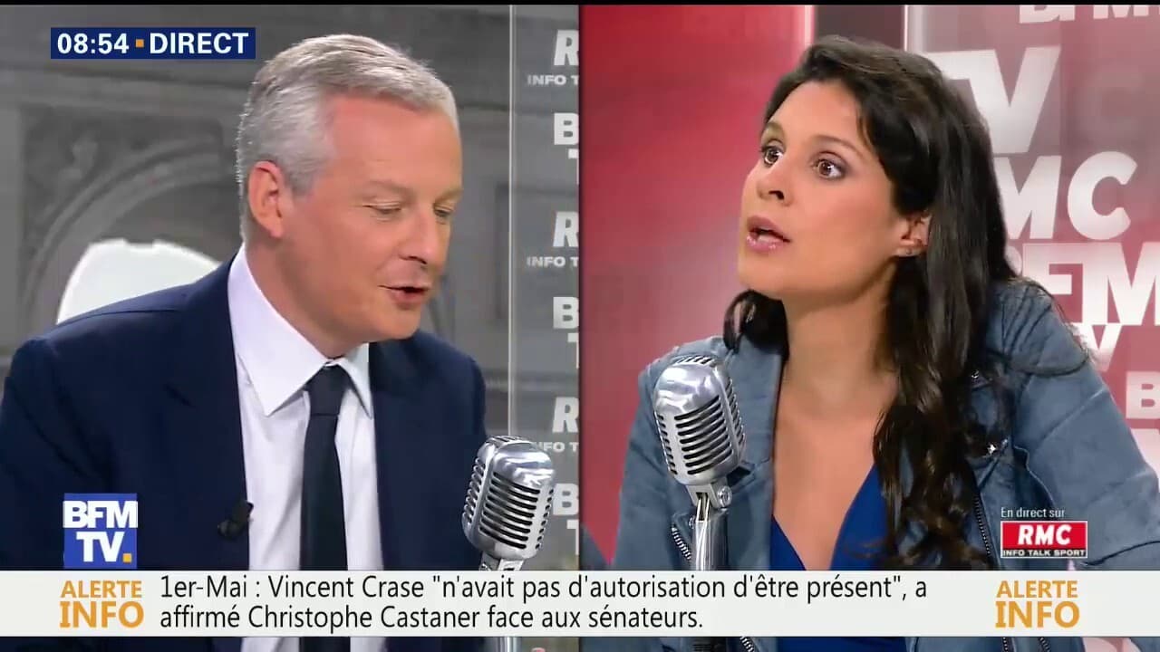 Petits tacles entre Apolline De Malherbe et Bruno Le Maire