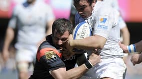 Agustin Creevy aux prises avec Yoann Maestri