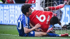 Taiwo Awoniyi lors de Nottingham Forest-Leicester, le 11 mai 2025.