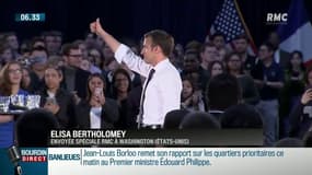 Macron repart satisfait, mais pas "féérique", de son voyage aux Etats-Unis