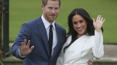 Le prince Harry et Meghan Markle ont annoncé leur mariage, le 27 novembre 2017, à Kensington Palace à Londres