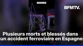 Plusieurs morts et blessés dans un accident ferroviaire en Espagne