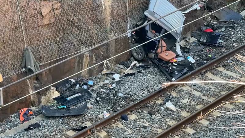 Saint-Raphaël: un conducteur chute sur les rails et s'en sort par miracle avant l'arrivée d'un train