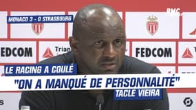 Monaco 3-0 Strasbourg : "On a manqué de personnalité" tacle Vieira