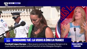 Gendarme tué : la veuve a ému la France - 30/08