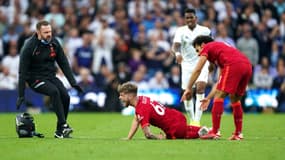 Harvey Elliot est sorti blessé à la cheville.