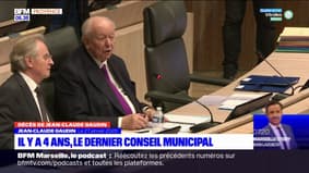 Mort du Jean-Claude Gaudin: les images des adieux du maire au conseil municipal