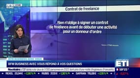 BFM Business avec vous : Rien n'oblige à signer un contrat de freelance avant de débuter une activité - 11/02