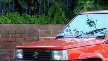 C'est dans une Fiat Panda identique que David Thomas a sillonné toute l'Europe cet été.