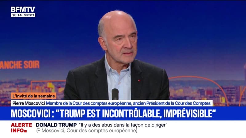 Pour Pierre Moscovici, membre de la Cour des comptes européenne, "nous n'avons plus d'ami américain"