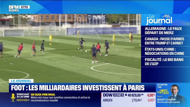 Foot : les milliardaires investissent à Paris
