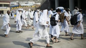 Des pélerins à leur arrivée le 21 septembre 2015 à La Mecque
